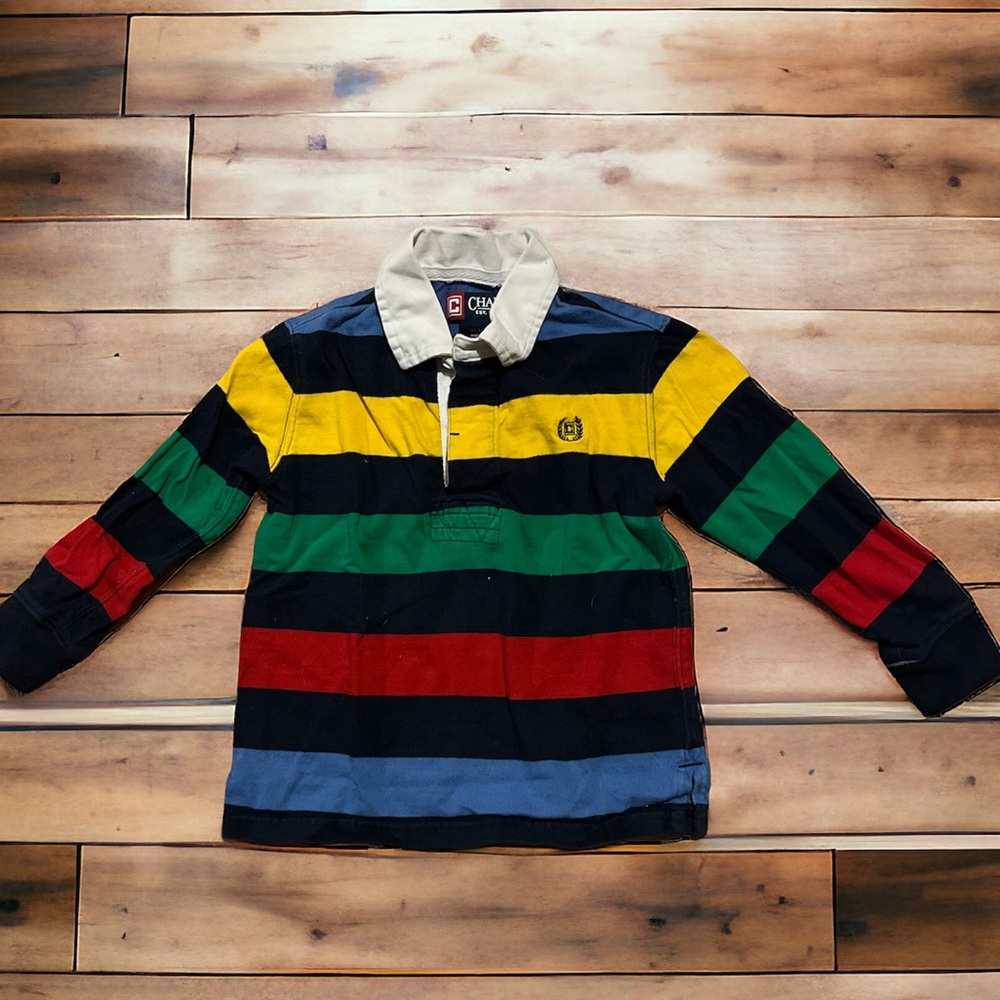 Chaps Toddler Boys Collared Long Sleeve Polo
